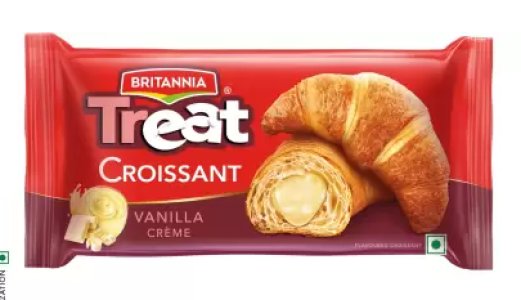 BRITANNIA Treat Creme Roll Vanilla Croissants  (45 g)