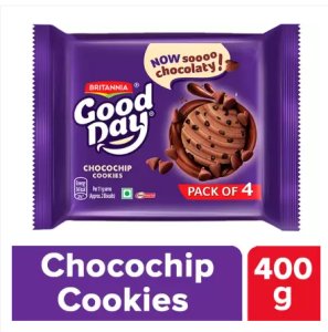 BRITANNIA Good Day Chocochips Cookies (Cookie)  (400 g, Pack of 4)